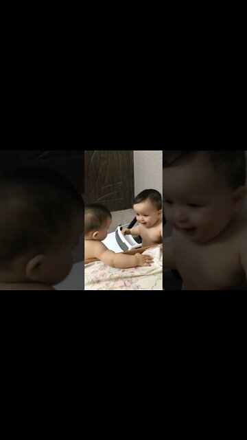 Cute adorable baby 🤩 funny baby playing, laughing, dancing, with mamma at home