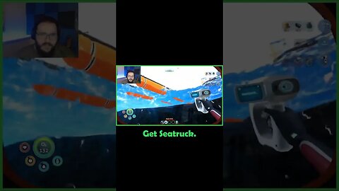 AHH BARNICLES!! But look, my goal!! #subnautica #goodwin #shorts