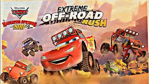 Jugando Cars Extreme Off - Road Rush en las 500 1/2 de Radiator Springs