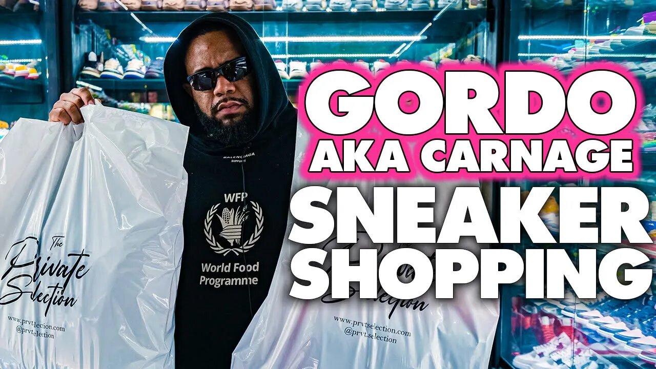 EDM SUPERSTAR GORDO (AKA CARNAGE) UNPLUGGED: SNEAKER SHOPPING AT PRIVATE SELECTION