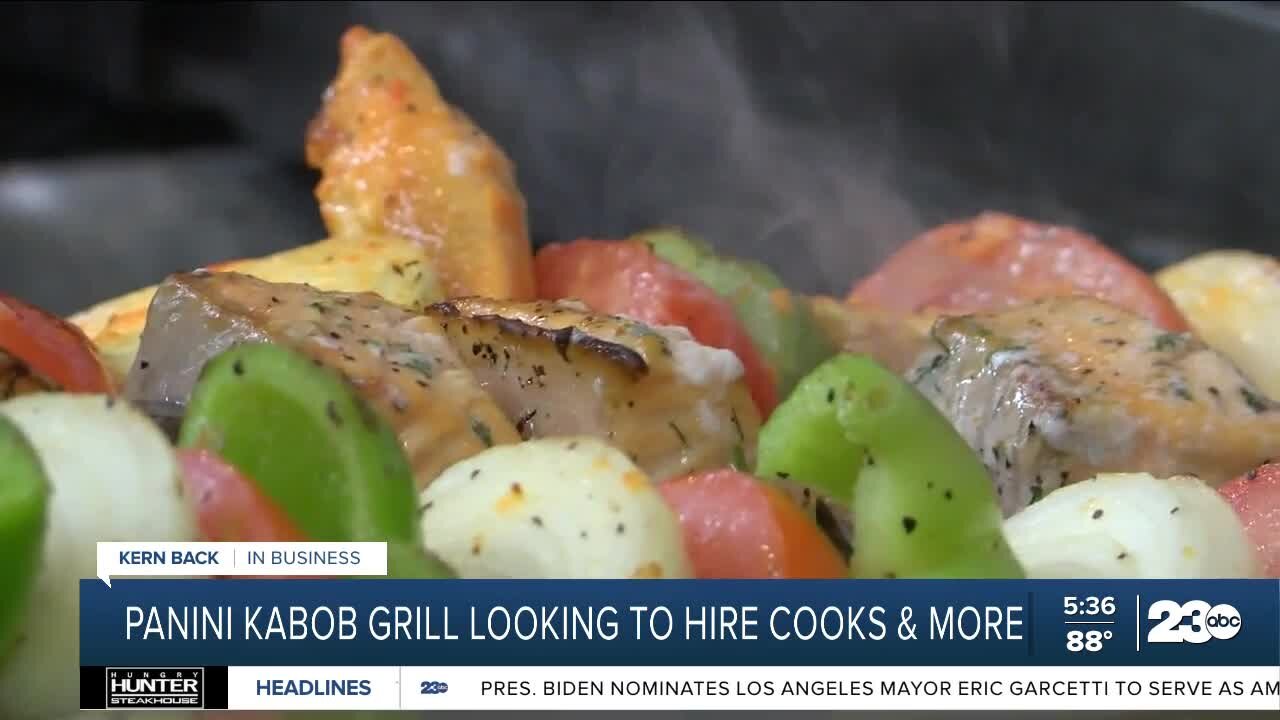 Panini Kabob Grill looking to hire for cooks and back of house staff