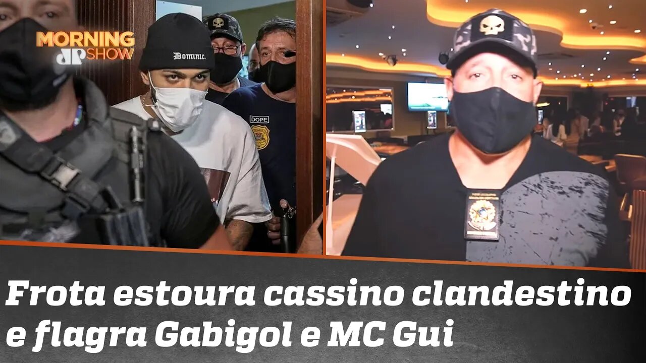 'Que pergunta idiota do c***': Gabigol é flagrado em cassino clandestino