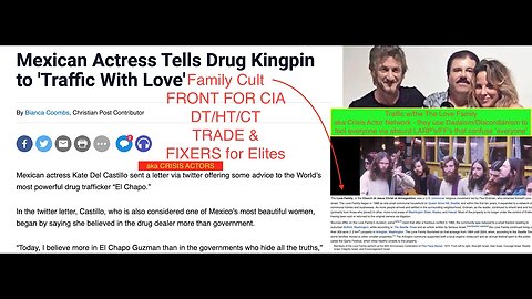 CIA Mockingbird Journalists & Actor-Cult (LARP/FF) Networks Unify to Fake El Chapo & War Narratives