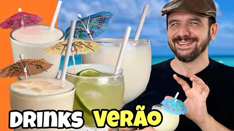 4 drinks refrescantes para o verão