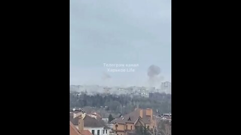 Ukraine War - Bombing of Civilian Buildings in Kharkiv