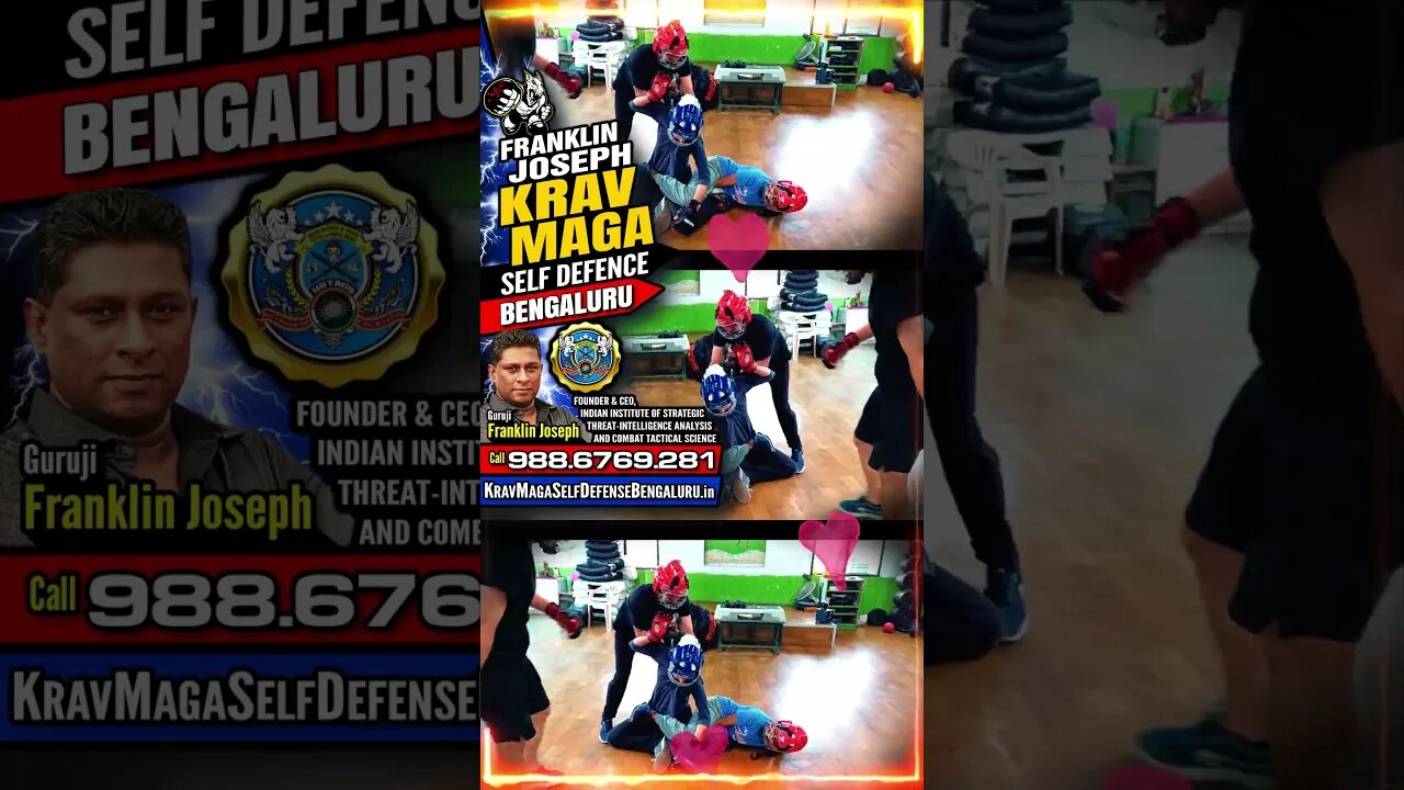 Krav Maga in Bengaluru (Self Defense) by Franklin Joseph - Men Women Kids Teens #KravMaga #Shorts