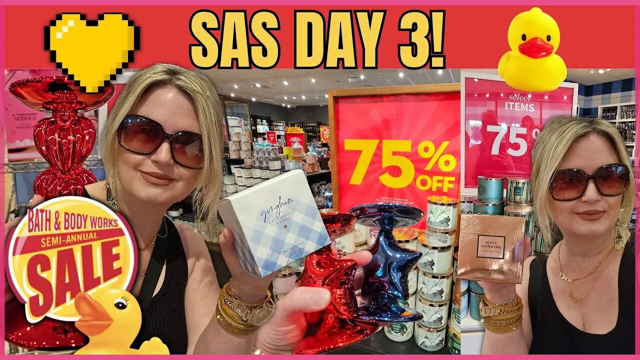 SAS DAY 3 | New Items | New Markdowns | 75% OFF PERFUMES | Deal Of The Day #bathandbodyworks