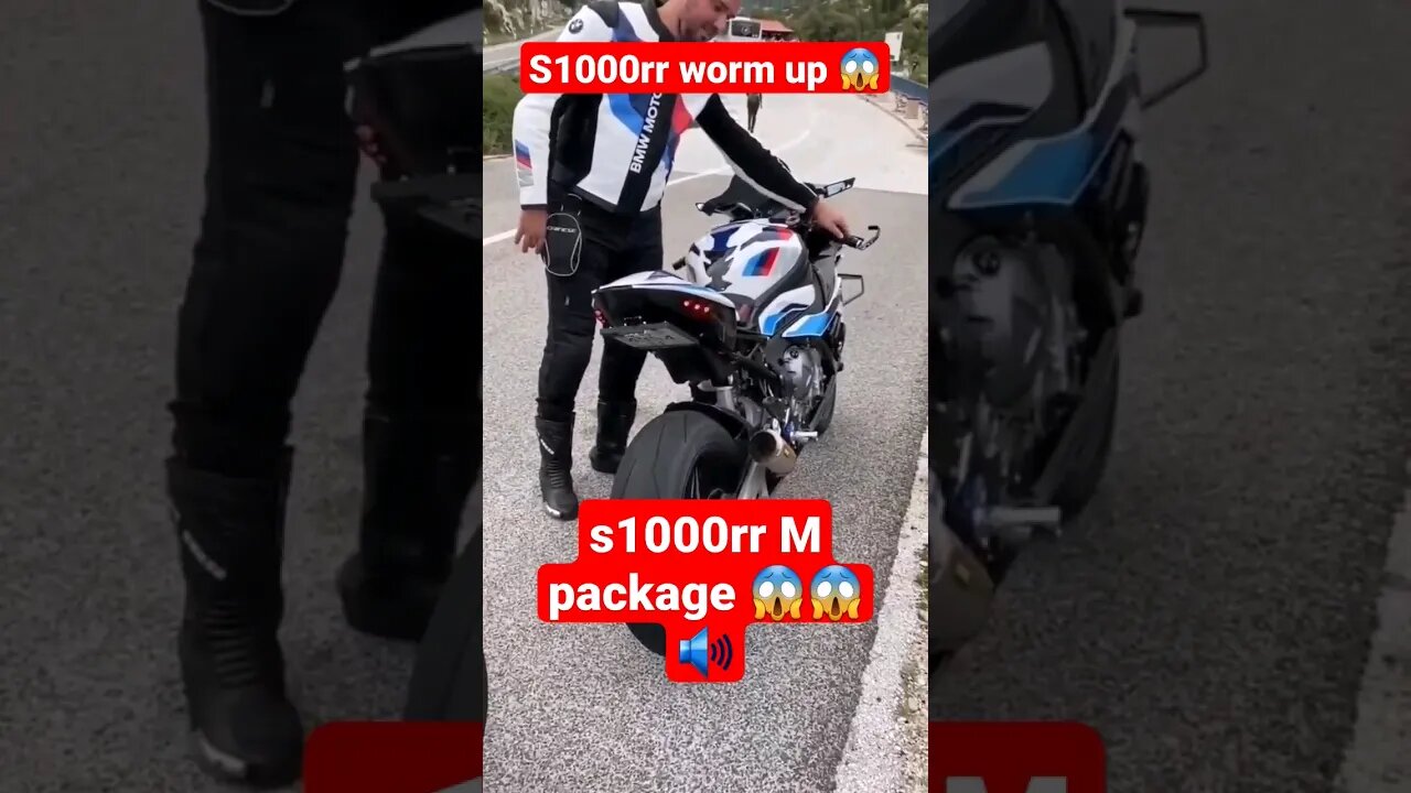 s1000rr M pro || WORMUP SOUND 😱😱 || volume up