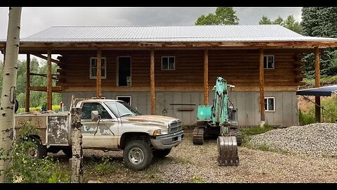 Hauling The Yanmar Mini-Ex To The Cabin