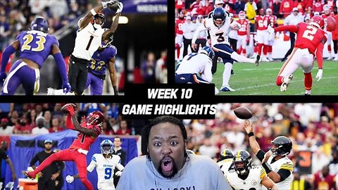 NFL Week 10 2024 Highlights Reaction