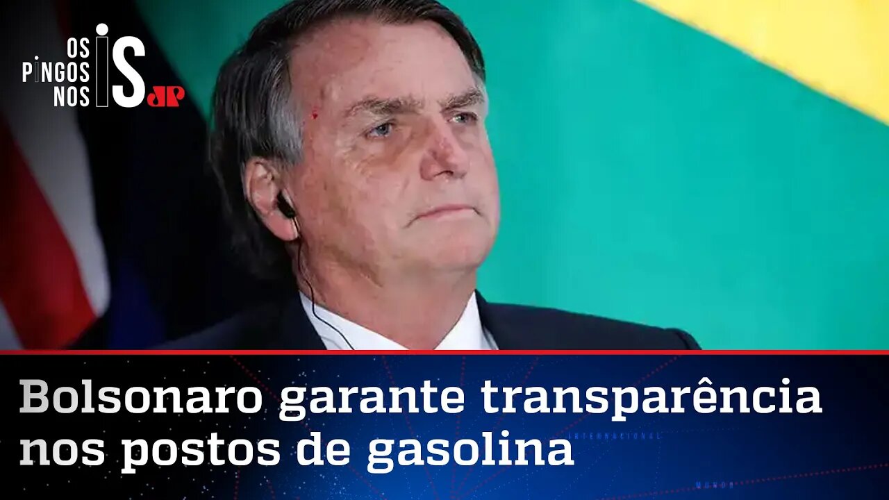 Bolsonaro determina que postos exibam preço dos combustíveis antes do teto do ICMS