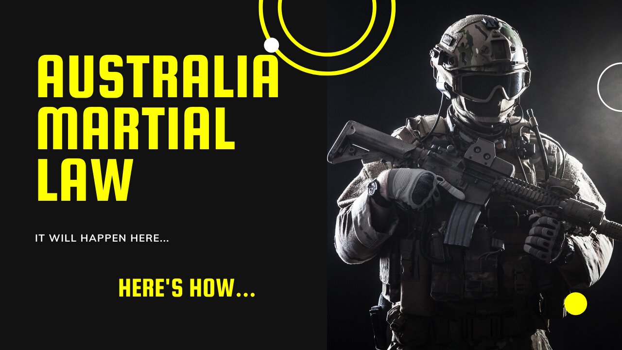 Martial Law in Australia It will Happen Here...