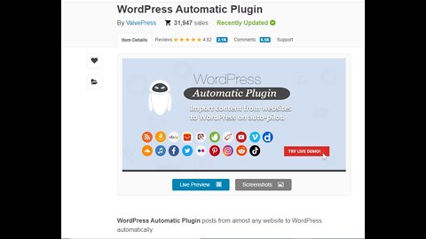 WordPress Automatic Plugin