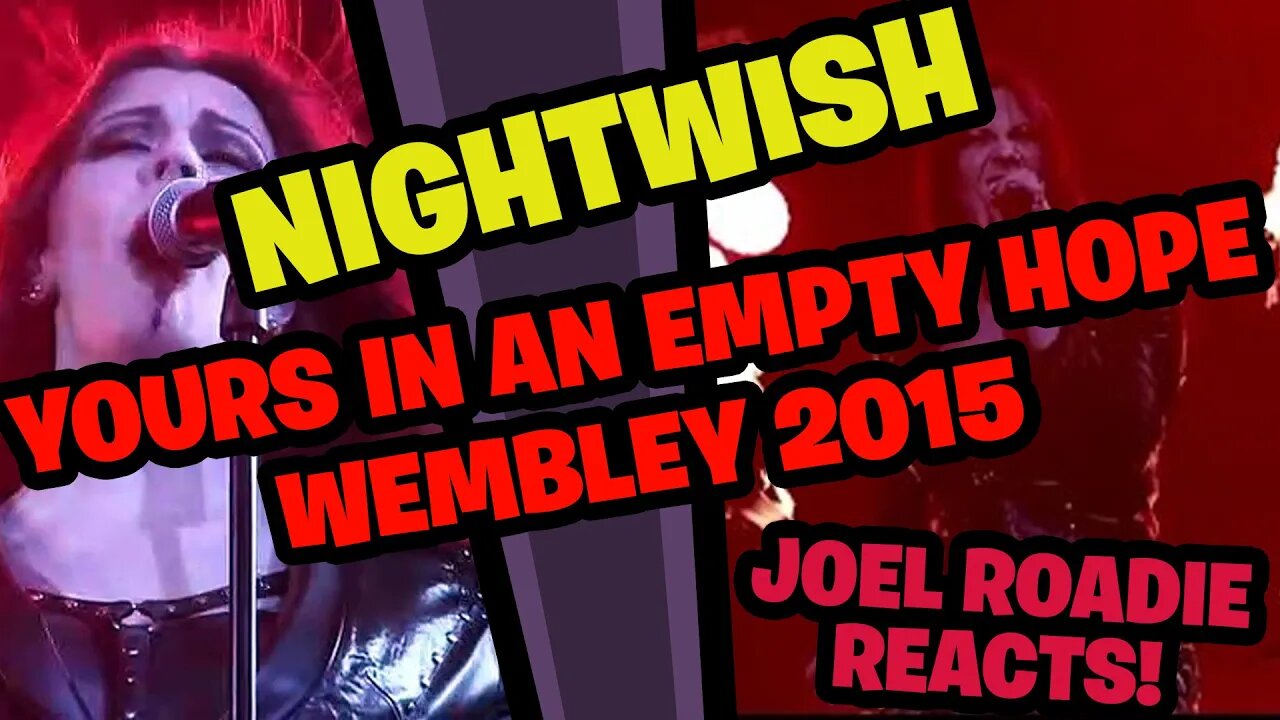 Nightwish Yours Is An Empty Hope Live @ Wembley 2015 - Roadie Reacts