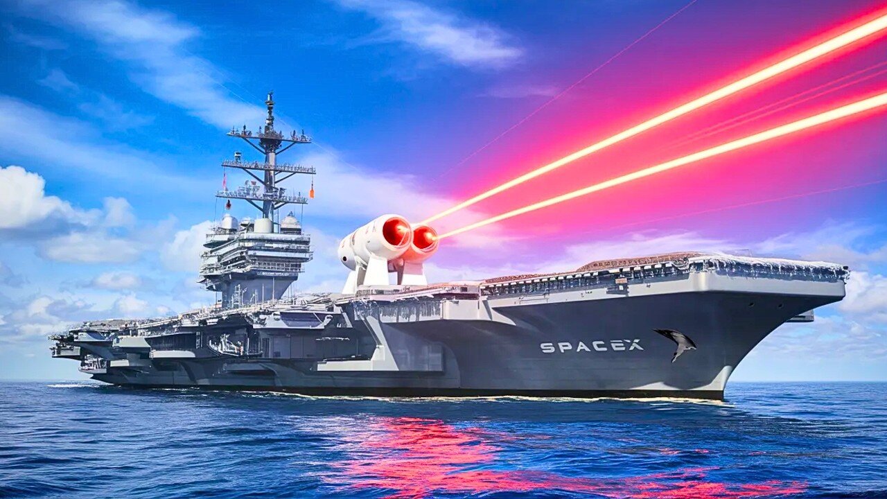 Elon Musk JUST DESTROYED Russian Aircraft Carrier With INSANE NEW Weapon!