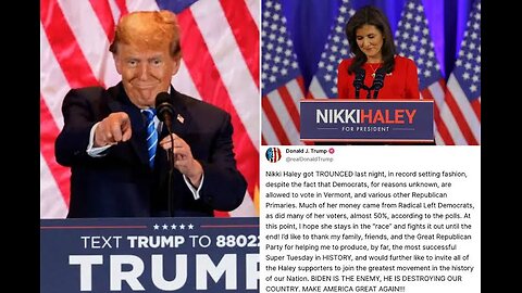 Trump Destroys Haley Across The Country