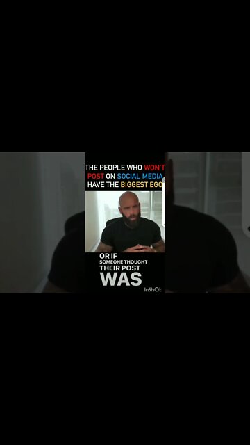 If You Don't Have Social Media You Have A Big Ego??