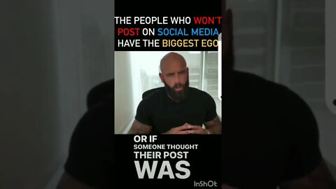 If You Don't Have Social Media You Have A Big Ego??