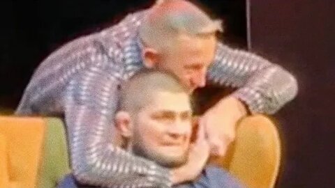 GSP catches Khabib Nurmagomedov in a rear naked choke