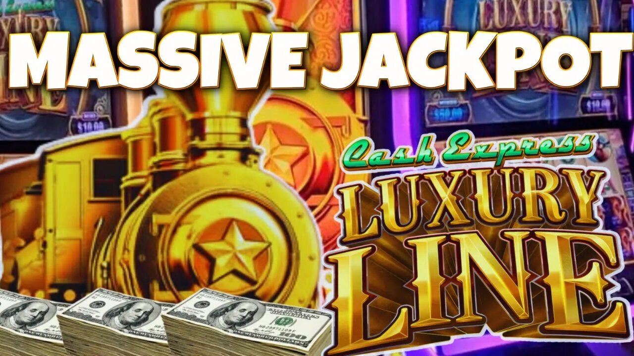 🚂 YOUR IDEAL TRAIN RIDE! MASSIVE JACKPOT on LUXURY LINE HIGH LIMIT SLOT MACHINE