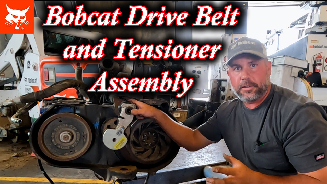 Bobcat Drive Belt and Tensioner Repair