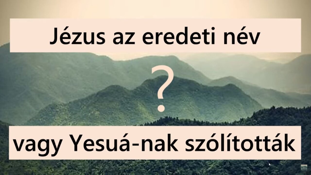 Jézusnak vagy Yesuának szólították?