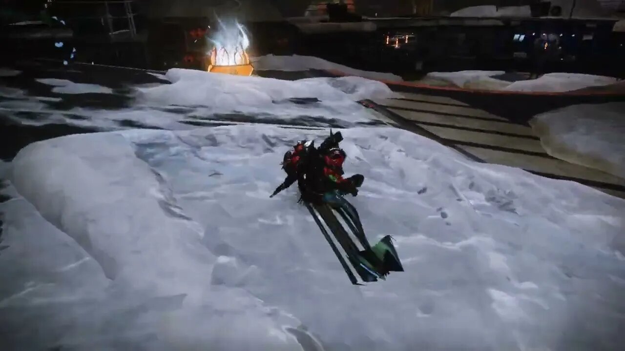 Destiny 2 Strange Graphical Snow Slide Cape Issue