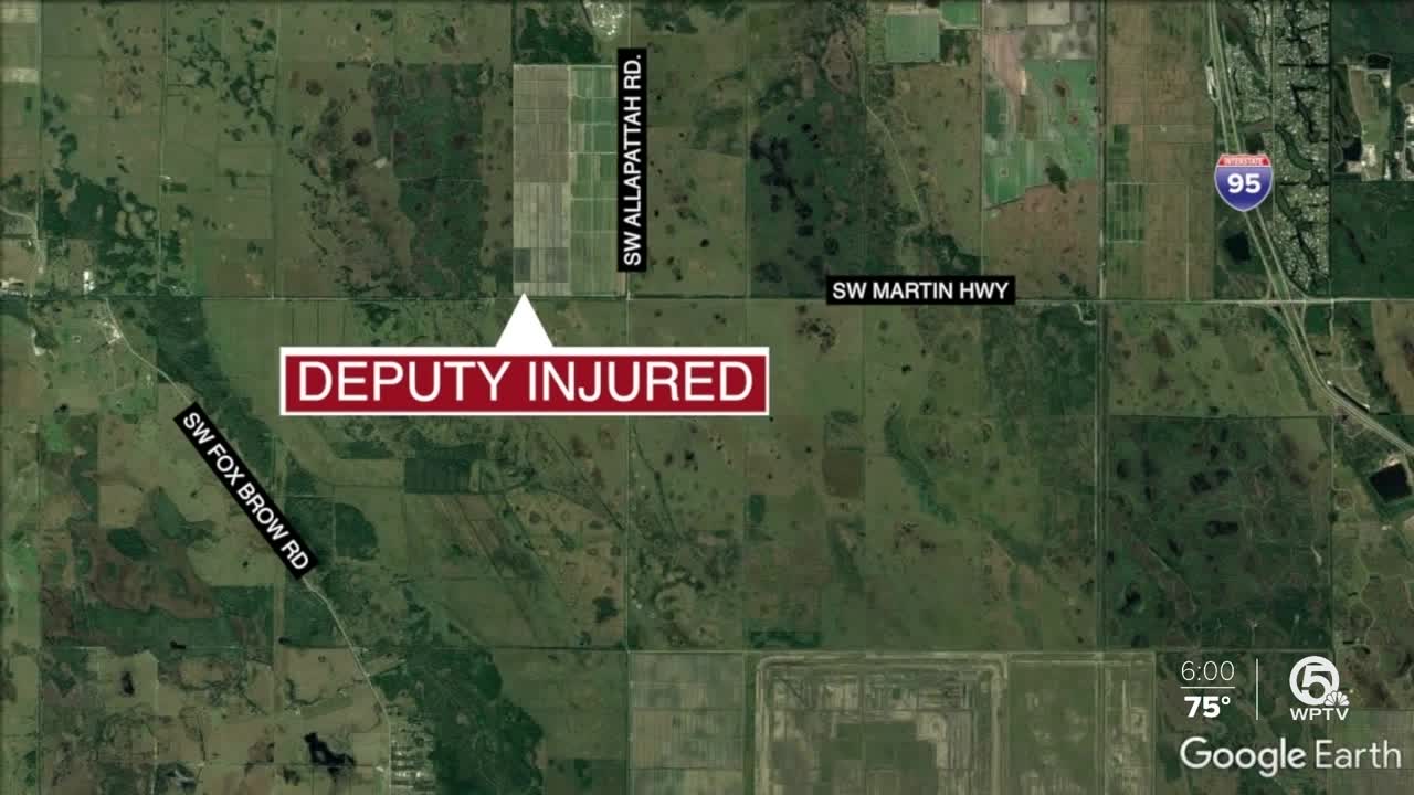 Martin County deputy critically injured while assisting crash victim