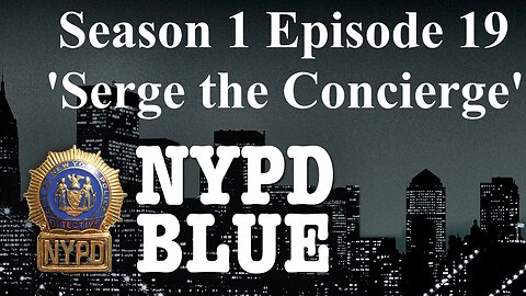 NYPD Blue Commentary S1 E19