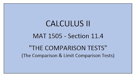 MAT 1505 - Section 11.4