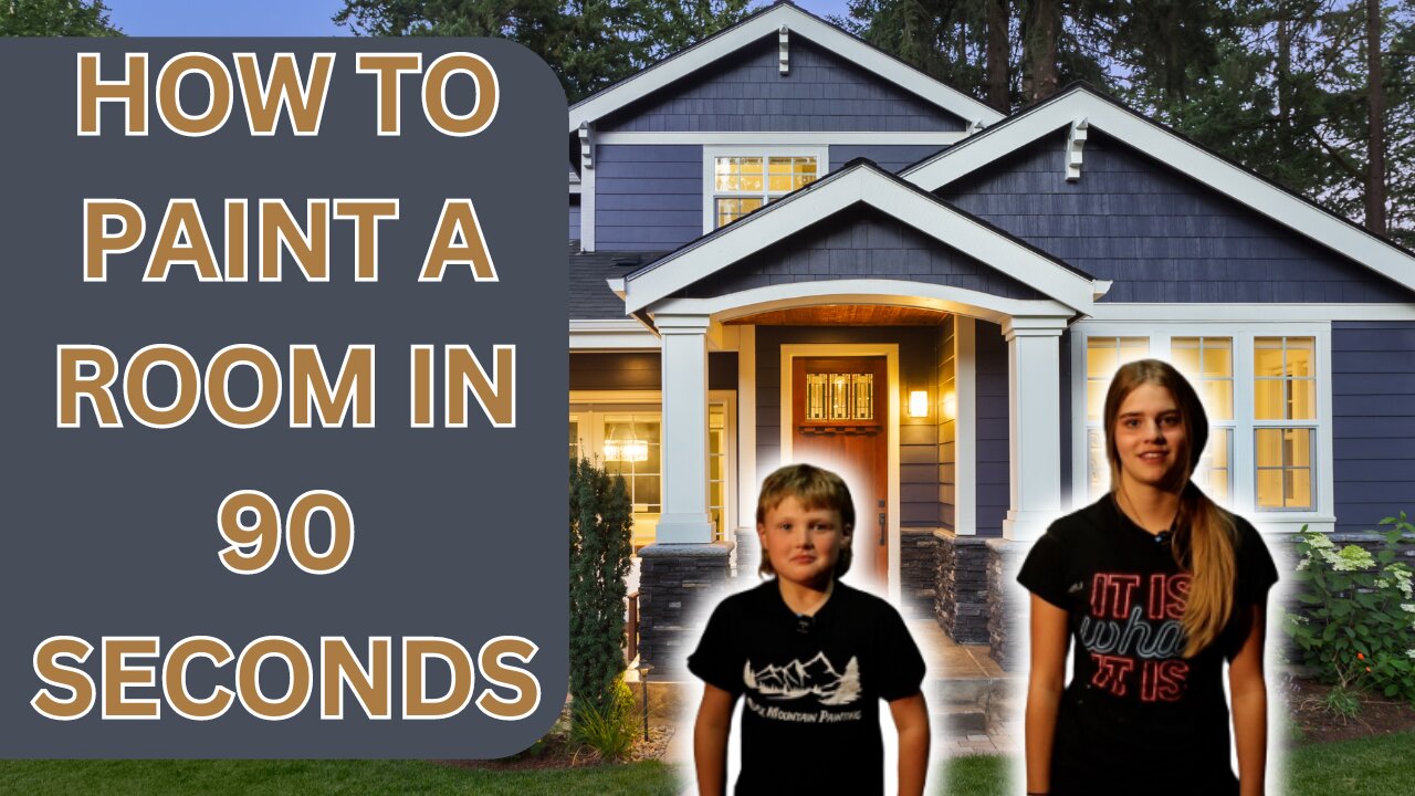 How to Paint A Room in 90 seconds (Full DIY Tutorial)