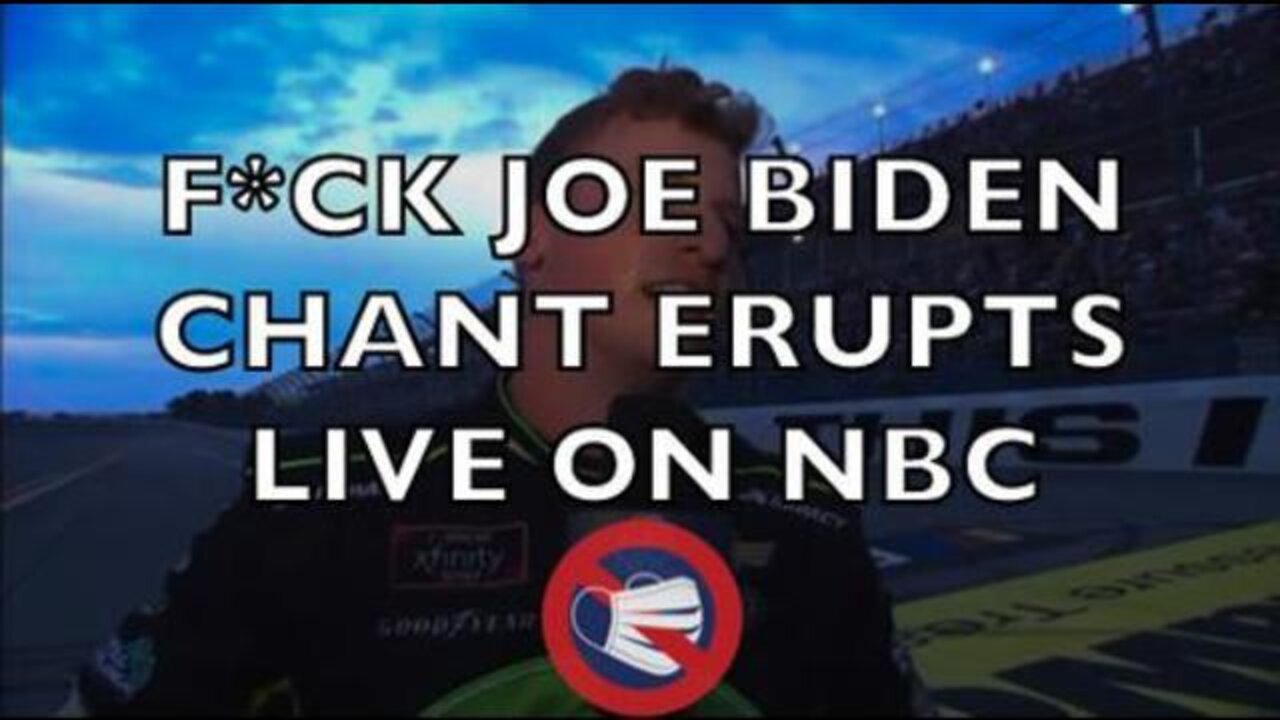 F^ck Joe Biden Chant Erupts Live On NBC NASCAR