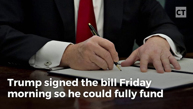 Trump Not Happy With Spending Bill