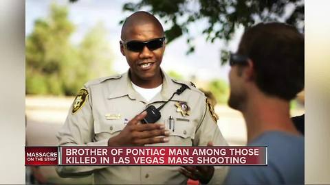 Pontiac man's brother is off-duty Las Vegas police officer killed mass shooting