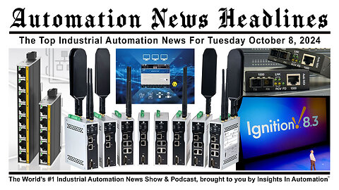 Automation News Headlines for Tuesday October 8, 2024