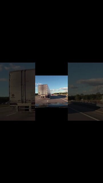 Caught between a rock and a hard place #dashcam