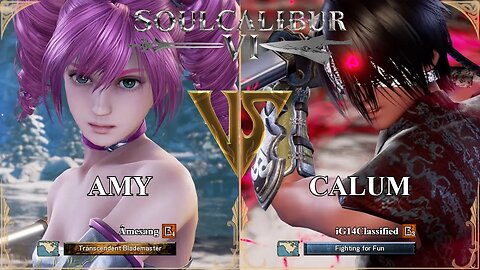 SoulCalibur VI — Amesang (Amy) VS iG14Classified (Calum) | Xbox Series X Ranked