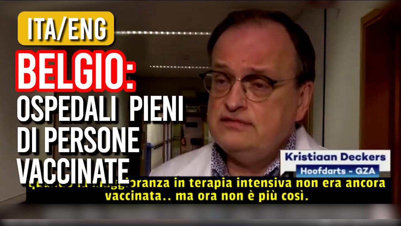 BELGIO– Hospitals full of vaccinated [ITA/ENG]