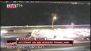 Accident on WB Howard Frankland