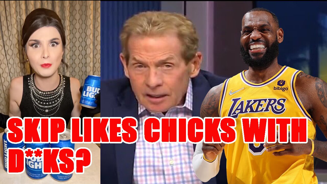 Skip Bayless HACKED! SHOCKING EXPLETIVE image posted of Skip into TRANSGENDERS, LeBron and MAGA!