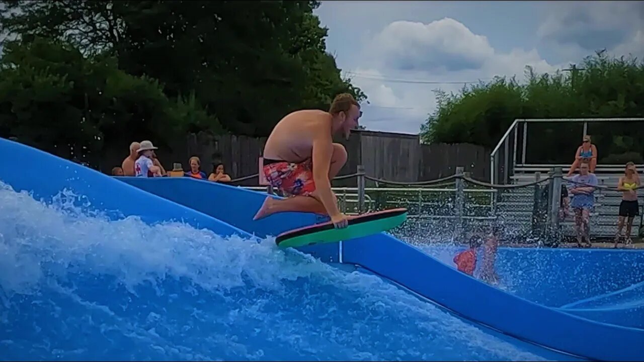 flowrider - Logan - 6 at Soak City, Kings Island