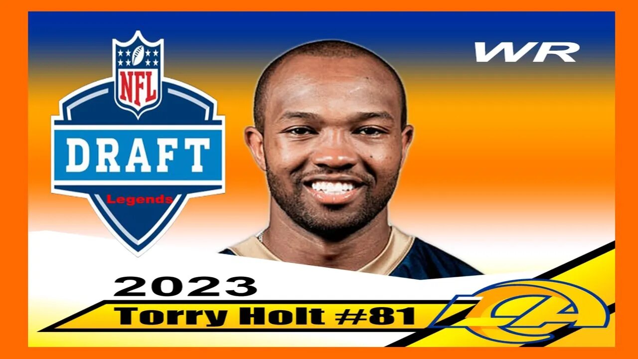 Madden 23 Legend Draft Pick Torry Holt Creation