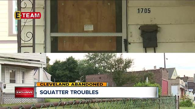 'People are scared': Squatters living in an abandoned CLE house are creating problems for residents