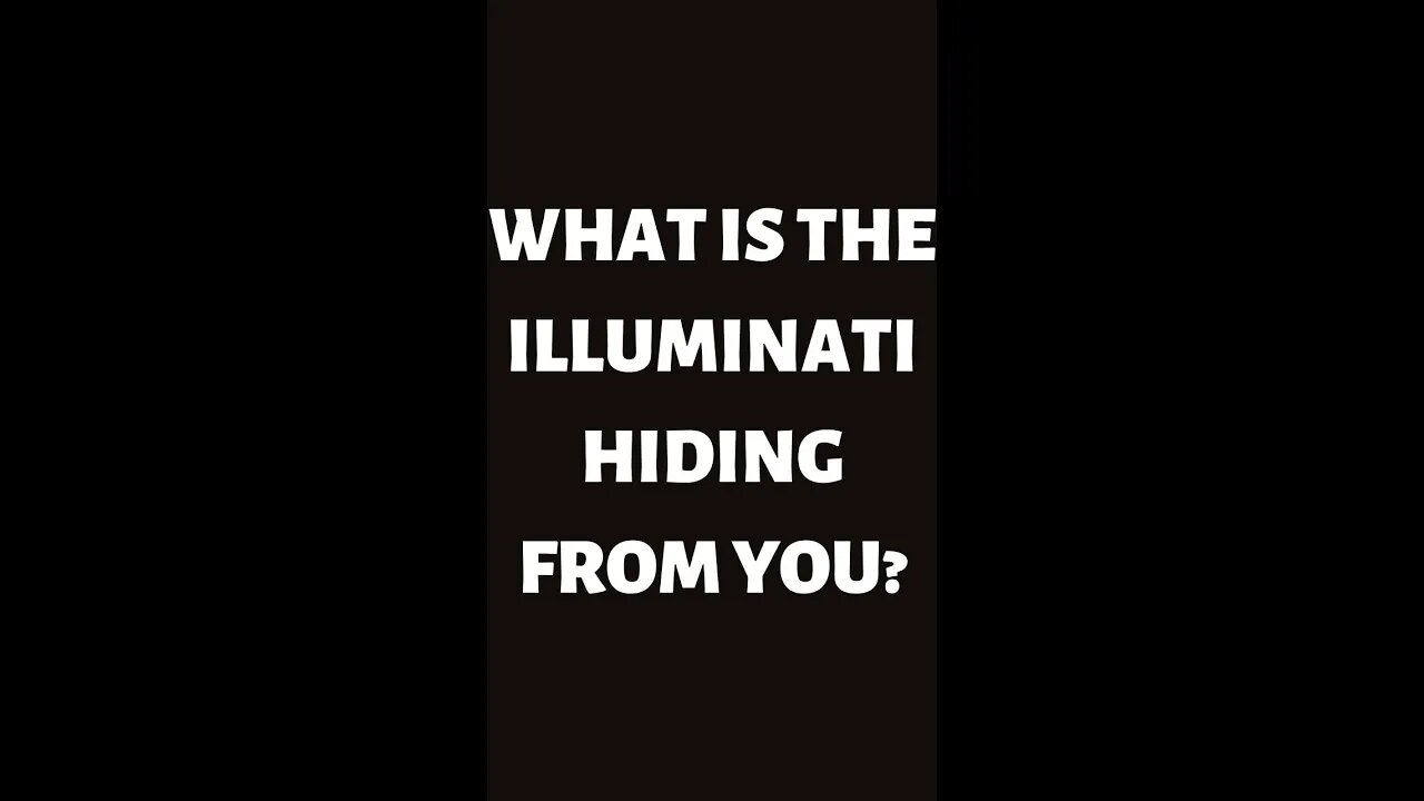 How Does The Illuminati Work? #shorts