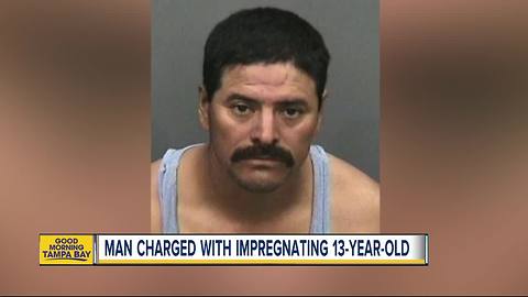 Deputies arrest man for impregnating 14-year-old girl in Hillsborough County