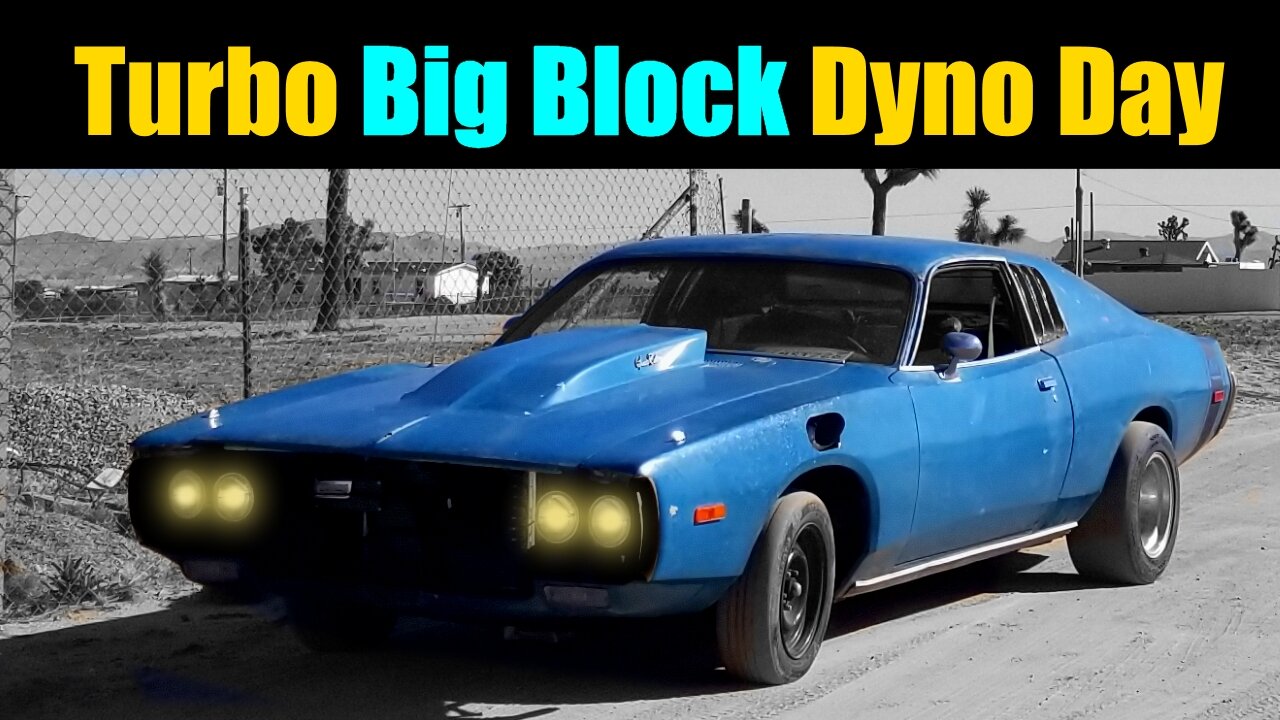 Pump Gas Carbureted Turbo Big Block Mopar On The Dyno | Turbo Mopar 361 Big Block |