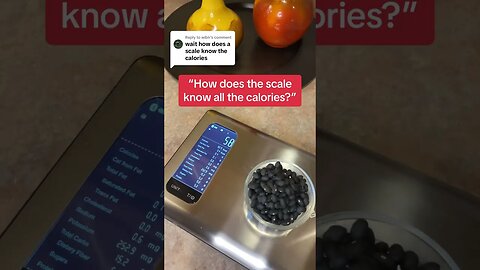 How does the scale know all the calories? #macros #food #fitfam #fitnessfood