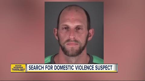Pasco deputies search for domestic violence suspect
