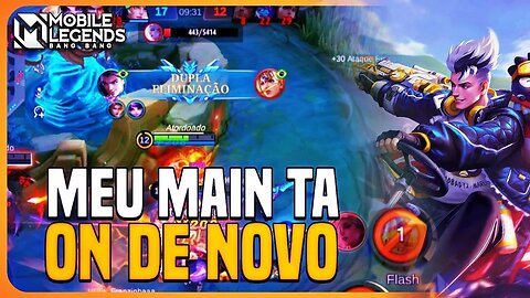 UM DOS MEUS PRIMEIROS MAIN ADC DE VOLTA AO META!! | MLBB