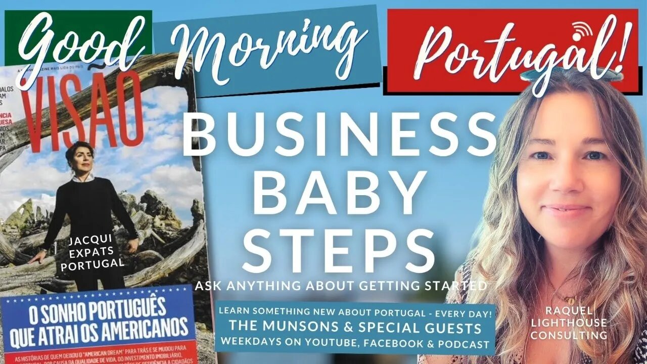 Baby Steps to Business & Being American in Portugal on Good Morning Portugal!